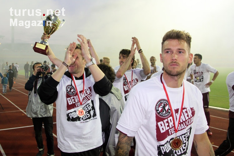 BFC Dynamo feiert Pokalsieg 2015