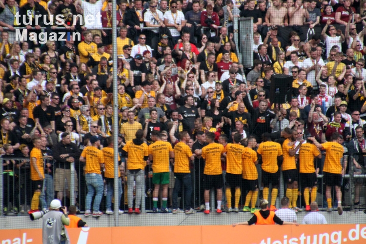Emotionale Momente bei Dynamo Dresden