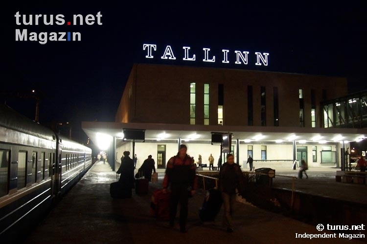 Bahnhof von Tallinn (Estland)
