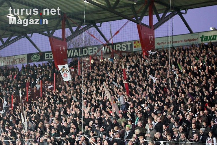 Fans / Ultras des FC St. Pauli beim 1. FC Union Berlin
