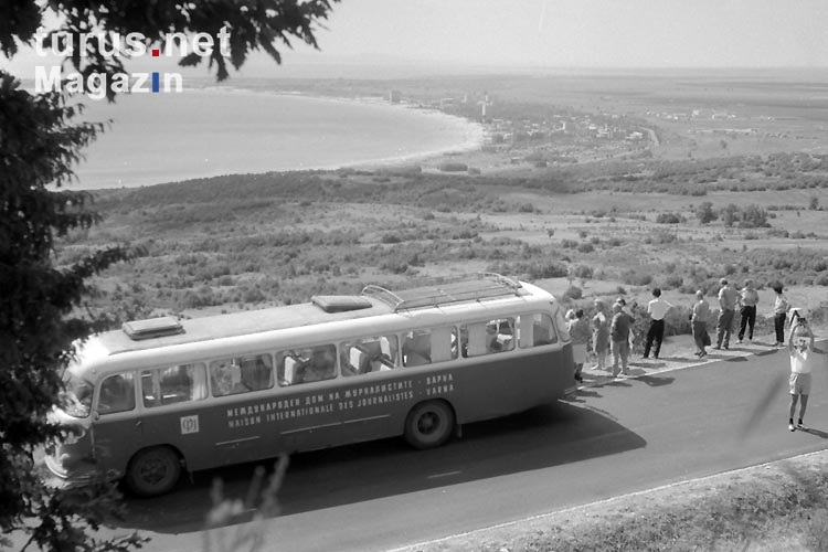 Reisebus des Maison Internationale des Journalisties in Varna / Bulgarien, 1960er Jahre
