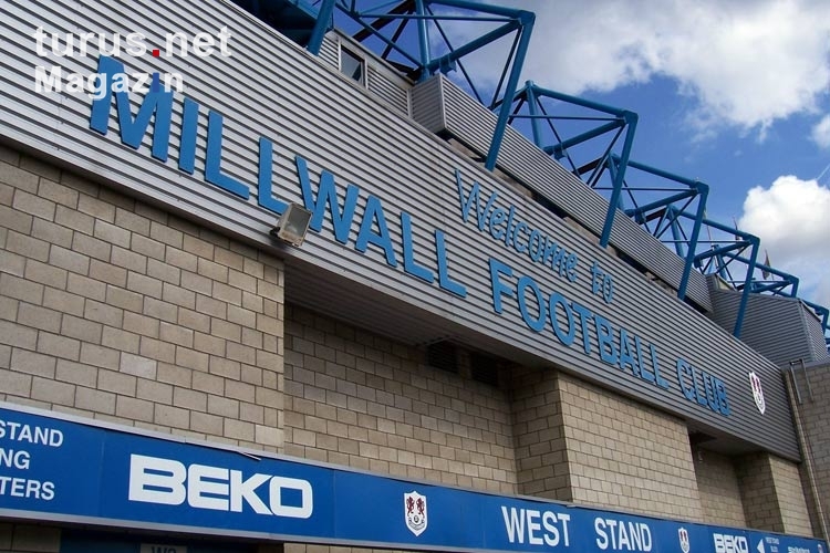 Stadion New Den des Millwall FC in London