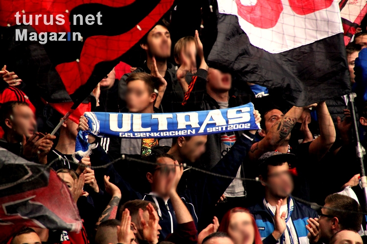Schalke unterstützt Nürnberg in Duisburg 2015