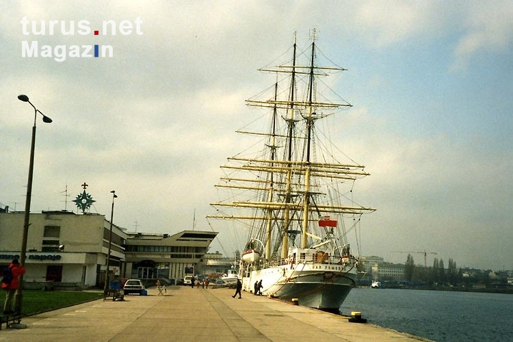 Segelschiff im Hafen von Sopot / Gdynia (Polen)