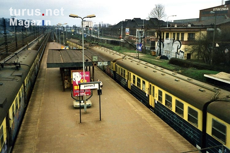 Bahnhof in der Nähe der Werft von Gdansk / Danzig