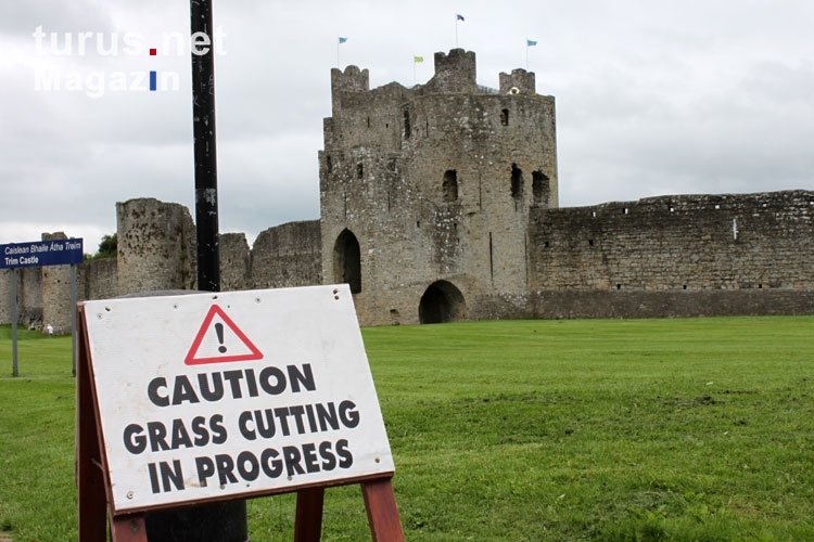 Caution! Grass cutting in progress! 