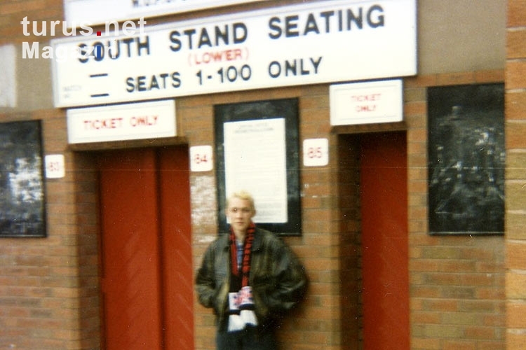 South Stand Seating (Lower) Seats 1-100 only, Old Trafford in Manchester, 1993
