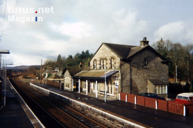 Bahnhof von Blair Atholl in den schottischen Highlands