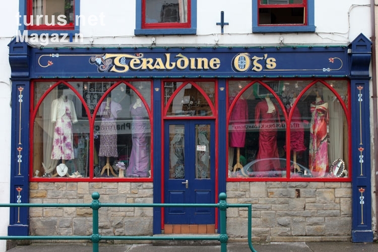 Kleidungsgeschäft in der irischen Kleinstadt Ballyshannon