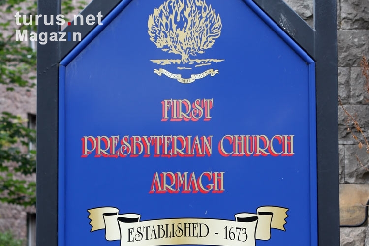 First Presbyterian Church in der nordirischen Stadt Armagh, Nordirland