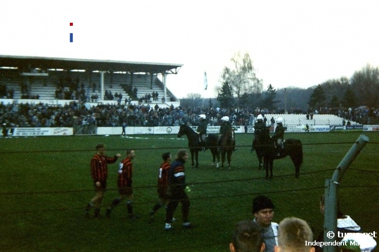 FC Sachsen Leipzig im Alfred-Kunze-Sportpark in Leipzig-Leutzsch, 1994/95