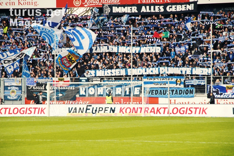 Ultras Duisburg Spruchband gegen KSC