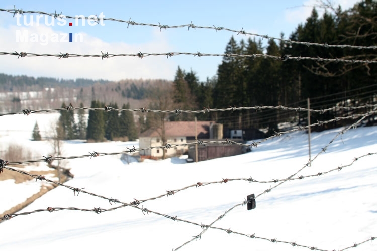 Mahnmal Eiserner Vorhang an der Grenze zwischen Tschechien und Österreich