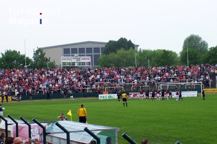 Ostberliner Derby 2006: BFC Dynamo - 1. FC Union Berlin im Sportforum Hohenschönhausen (1:1 Abbruch)