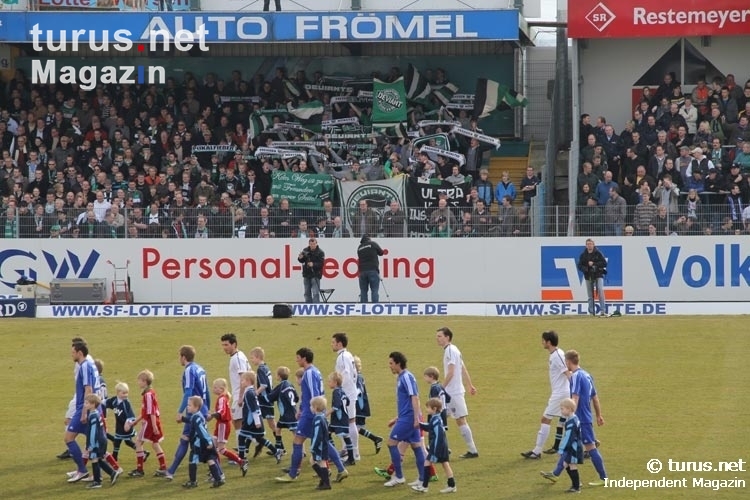 Der SC Preußen Münster zu Gast bei Sportfreunde Lotte, Saison 2009/10