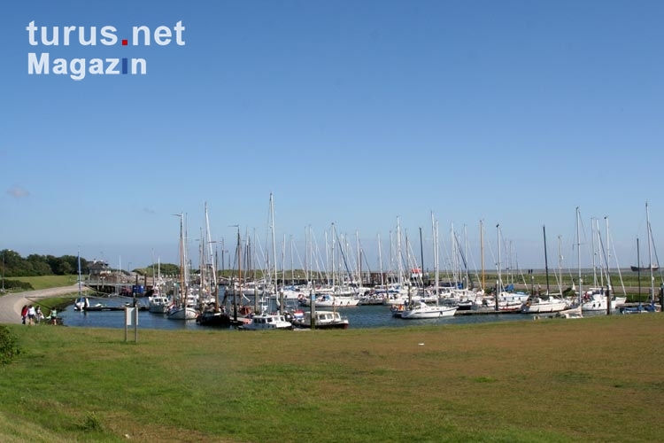 Yachthafen auf der niederländischen Nordseeinsel Vlieland