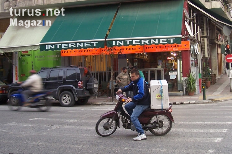 Internetcafé in der griechischen Hauptstadt Athen