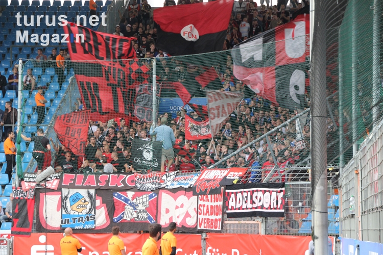 Support Nürnberg Fans, Ultras, UN, in Bochum 2016 in 