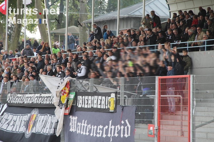 Wattenscheid Fans, Ultras im Spiel gegen Wuppertal Oktober 2016