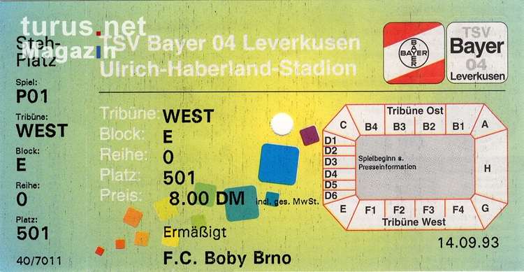 Bayer 04 Leverkusen vs. Boby Brno