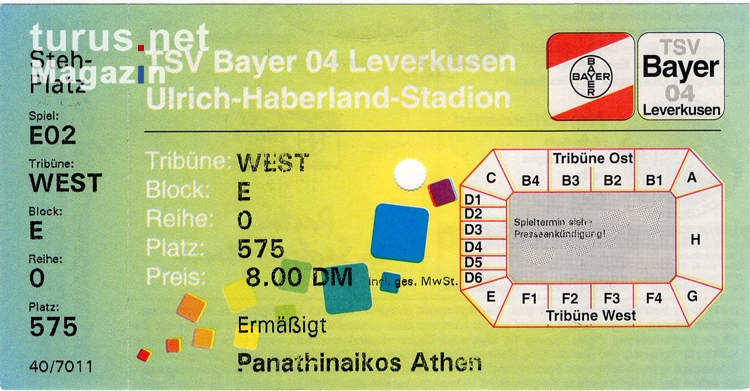 Bayer 04 Leverkusen vs. Panathinaikos