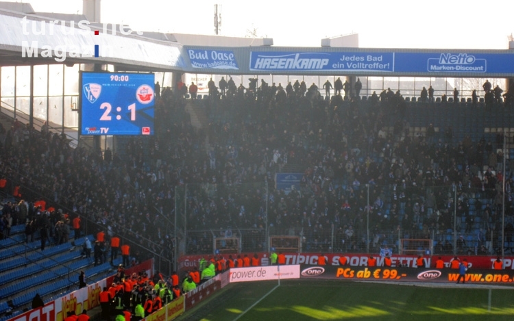 Hansa Rostock Fanblock in Bochum 5.02.2012