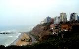 Küstenstraße in Lima, Peru