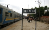 Bahnhof der bolivianischen Stadt Villazón an der Grenze zu Argentinien