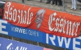 RWE-Banner: Asoziale Essener