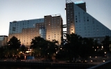 Hotel Estrel am frühen Morgen