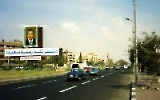 Prachtstraße in der ägyptischen Hauptstadt Kairo