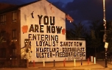 Pro-UFF-Mural an der Sandy Row in Belfast