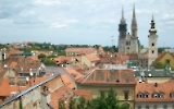 Blick auf die Altstadt von Zagreb