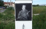 Gedenktafel für einen serbischen Soldaten
