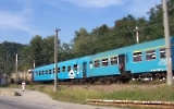 ein Zug in Rumänien
