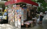 Zeitungskiosk im Stadtteil Copacabana