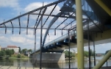 deutsch-polnischer Grenzübergang an der Oderbrücke zwischen Frankfurt / Oder und Slubice