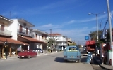 Hauptstraße von Petrota im Nordosten Griechenlands