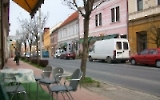 Straßencafé im slowenischen Lendava