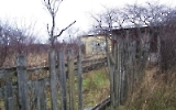 verlassene Datsche am Rande der estnischen Stadt Paldiski