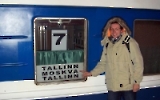 Nachtzug von Tallinn (Estland) nach Moskau (Russland)