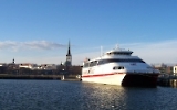 Schiffe, Fähren im Hafen der estnischen Hauptstadt Tallinn