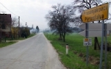 Landstraße nach Prosenjakovci und Pártosfalva in Slowenien