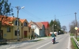 slowakische Ortschaft in der Grenzregion zu Österreich