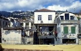 Wohnhäuser in Funchal auf Madeira