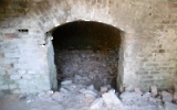 Kellergewölbe einer Kriegsruine in Küstrin