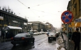 Knackiger Winter im polnischen Krakau / Krakow, Januar 2000