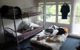 Doppelstockbetten in einer Jugendherberge in Letterkenny