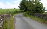 grüne Grenze zwischen Nordirland und der Republik Irland im County Armagh