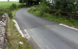 grüne Grenze zwischen Nordirland und der Republik Irland im County Armagh